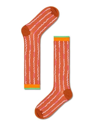 Happy Socks Skarpety "Eliza" w kolorze jasnoróżowo-pomarańczowym rozmiar: 39-41