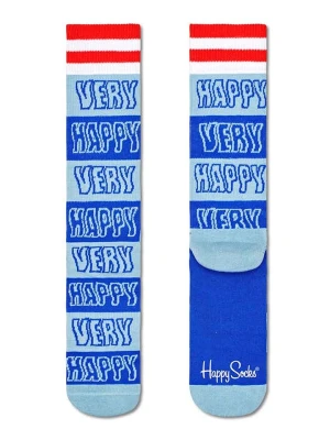 Happy Socks Skarpety "Happy stripe" w kolorze niebieskim rozmiar: 36-40