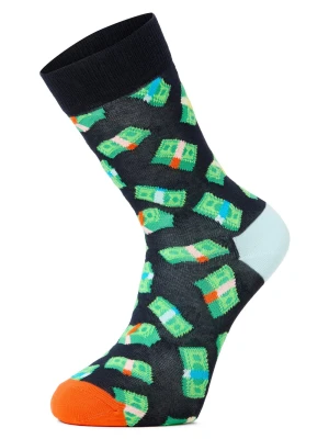 Happy Socks Skarpety Mężczyźni niebieski|zielony wzorzysty,