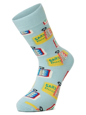 Happy Socks Skarpety Mężczyźni niebieski|żółty|zielony wzorzysty,