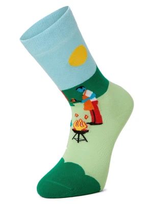 Happy Socks Skarpety Mężczyźni zielony|niebieski|czerwony wzorzysty,