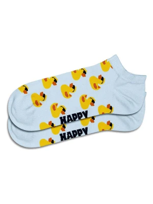 Happy Socks Skarpety "Rubber duck low" w kolorze błękitnym rozmiar: 36-40