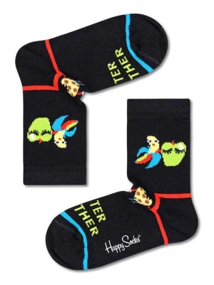 Happy Socks Skarpety "U & Me" w kolorze czarnym ze wzorem rozmiar: 28-31