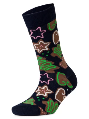 Happy Socks Skarpety unisex Kobiety,Mężczyźni Bawełna niebieski wzorzysty,