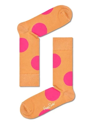 Happy Socks Skarpety w kolorze beżowo-różowym rozmiar: 41-46