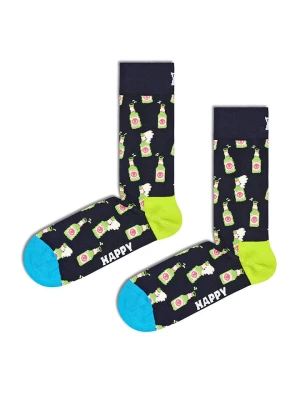 Happy Socks Skarpety w kolorze czarno-zielonym rozmiar: 36-40