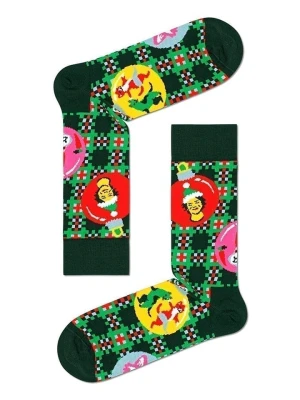 Happy Socks Skarpety w kolorze czarnym ze wzorem rozmiar: 36-40