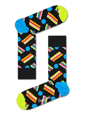 Happy Socks Skarpety w kolorze czarnym ze wzorem rozmiar: 41-46