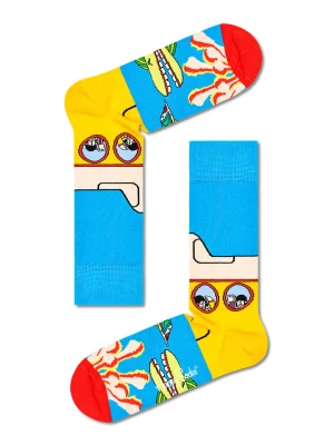 Happy Socks Skarpety w kolorze niebiesko-żółtym rozmiar: 41-46