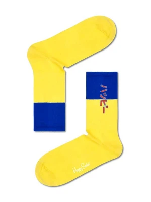 Happy Socks Skarpety w kolorze żółto-niebieskim rozmiar: 36-40