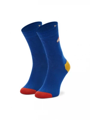 Happy Socks Skarpety Wysokie Dziecięce KBECR01-6300 Niebieski