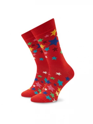 Happy Socks Skarpety Wysokie Dziecięce KSTS01-4300 Czerwony