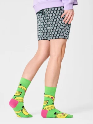 Happy Socks Skarpety wysokie unisex BAN01-7000 Zielony