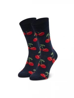 Happy Socks Skarpety wysokie unisex CHE01-6050 Granatowy