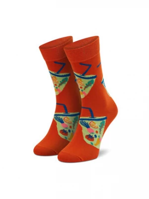 Happy Socks Skarpety wysokie unisex SMO01-4300 Pomarańczowy