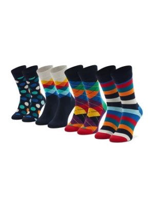 Happy Socks Skarpety wysokie unisex XMIX09-6050 Kolorowy