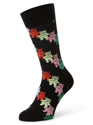 Happy Socks Skarpety z cienkiej dzianiny Kobiety,Mężczyźni czarny wzorzysty,