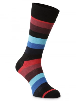 Happy Socks skarpety z drobnej dzianiny Kobiety,Mężczyźni Bawełna niebieski|czerwony|czarny|wielokolorowy w paski,