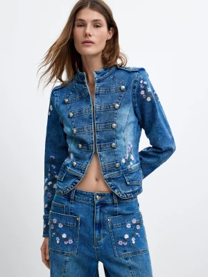 Haqueta Bordada M C Lacroix Desigual niebieski