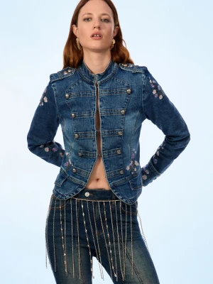 Haqueta Bordada M C Lacroix Desigual niebieski