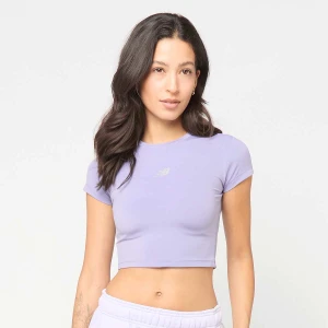 Harmony Fitted T-Shirt New Balance fioletowy