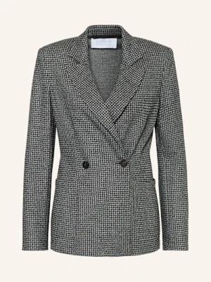 Harris Wharf London Blezer Z Dodatkiem Jedwabiu grau