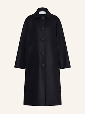 Harris Wharf London Płaszcz Wełniany blau