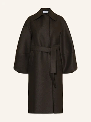 Harris Wharf London Płaszcz Wełniany braun
