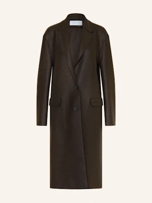 Harris Wharf London Płaszcz Wełniany braun