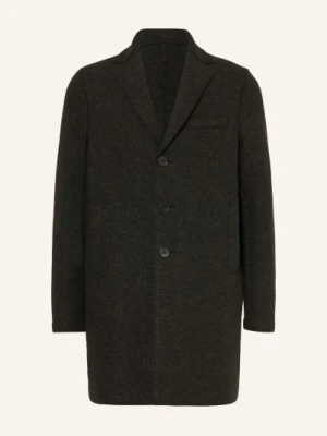 Harris Wharf London Płaszcz Wełniany grau