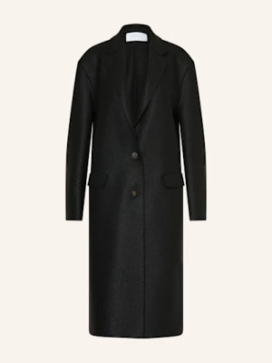 Harris Wharf London Płaszcz Wełniany schwarz