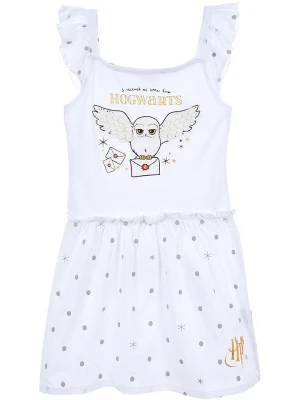 Harry Potter Sukienka "Harry Potter" w kolorze białym rozmiar: 104