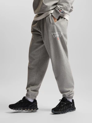 Harvard spodnie dresowe oversize męskie szare Klasyk
