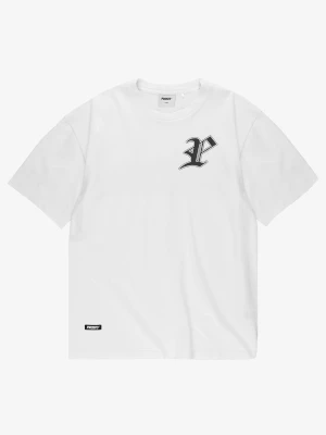 Harvard t-shirt męski bawełniany biały Klasyk