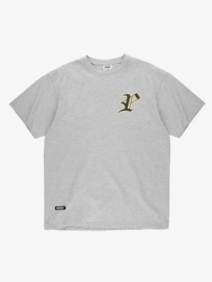 Harvard t-shirt męski bawełniany burgundowy Klasyk