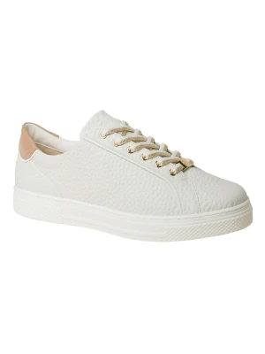 HASSIA Skórzane sneakersy "Bari" w kolorze białym rozmiar: 38