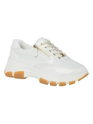 HASSIA Skórzane sneakersy "Lissabon" w kolorze białym rozmiar: 39