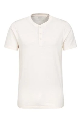 Hasst Henley męska koszulka kąpielowa UV - Biały Mountain Warehouse