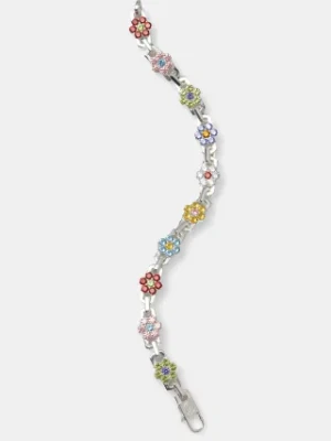 HATTON LABS bransoletka srebrna Daisy Bracelet damska HL-S5-B9-13