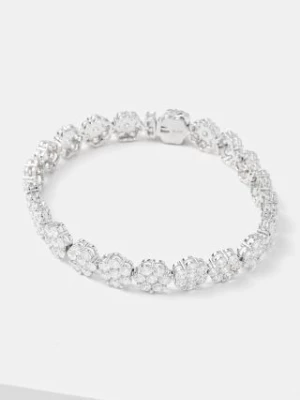 HATTON LABS bransoletka srebrna Daisy Tennis Bracelet S HL.W4.850.01