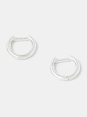 HATTON LABS kolczyki srebrne Curve Earrings S HL.W4.637.SL