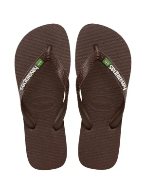 Havaianas japonki BRASIL LOGO kolor brązowy 4110850.2673