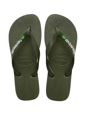 Havaianas japonki BRASIL LOGO kolor zielony 4110850.3058