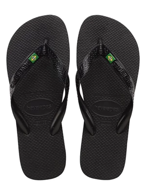 Havaianas Japonki "Brasil Logo" w kolorze zielono-czarnym rozmiar: 39/40