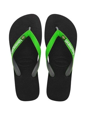 Havaianas japonki BRASIL MIX męskie kolor zielony 4123206.8075