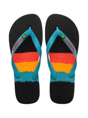 Havaianas japonki BRASIL TECH II kolor czarny 4147965.0090