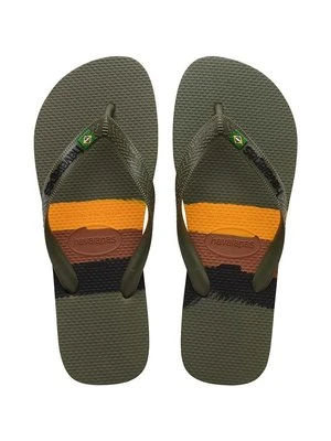 Havaianas japonki BRASIL TECH kolor zielony 4147239.0869