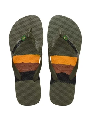 Havaianas japonki BRASIL TECH kolor zielony 4147239.0869