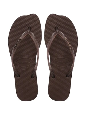 Havaianas japonki damskie SLIM SPLIT brązowy