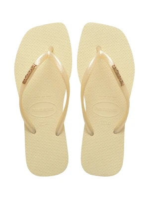 Havaianas japonki damskie SLIM SQUARE LOGO METALLIC